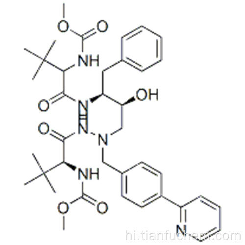 2,5,6,10,13-Pentaazatetradecanedioicacid, 3,12-बिस (1,1-dimethylethyl) -8 हाइड्रोक्सी-4,11-dioxo-9- (phenylmethyl) -6 - [[4- (2 पिरिडिनिल) फिनाइल] मिथाइल] -, 1,14-डिमेथाइल एस्टर, (57193463,3S, 8S, 9S, 12S) CAS 198904-31-3